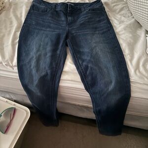 Maurices Dark Blue Boyfriend Jeans